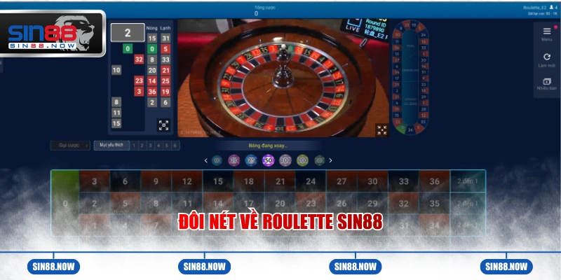 Đôi nét khái quát về Roulette Sin88