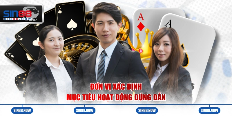 Đơn vị xác định mục tiêu hoạt động đúng đắn