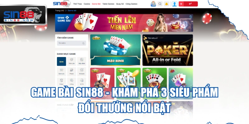 Game bài Sin88