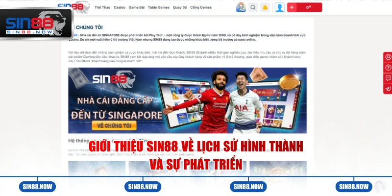 Giới thiệu Sin88 các thông tin tổng quan nhất