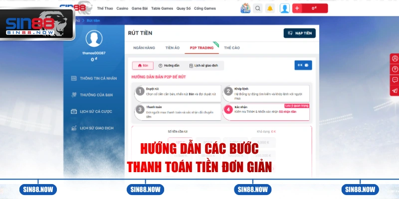Hướng dẫn các bước thanh toán tiền đơn giản
