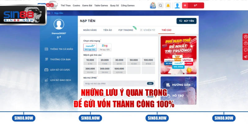 Những lưu ý quan trọng để gửi vốn thành công