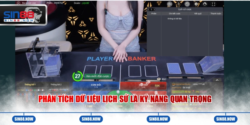 Phân tích dữ liệu lịch sử là kỹ năng quan trọng