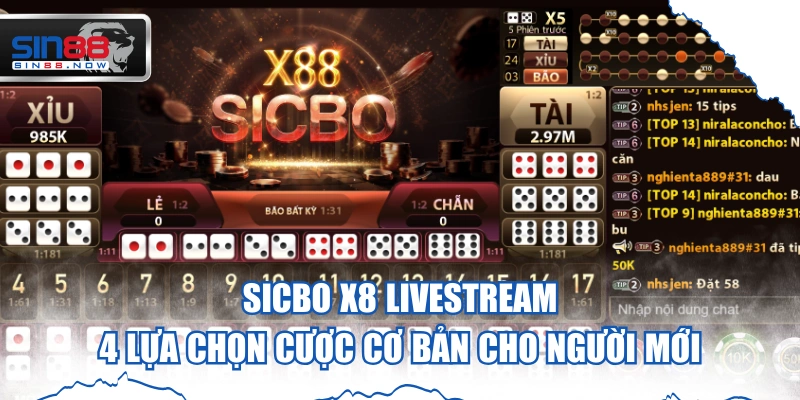 Sicbo X8 Livestream