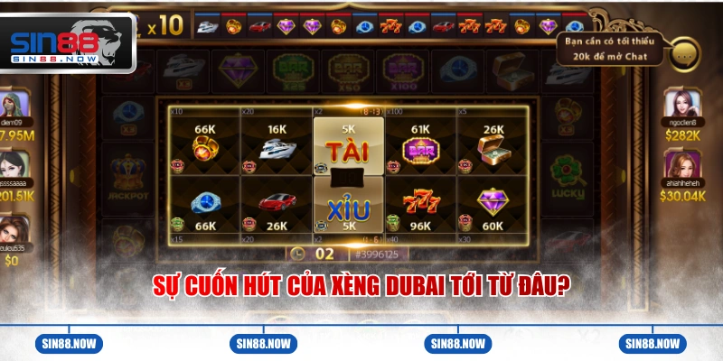 Sự cuốn hút của xèng Dubai tới từ đâu?