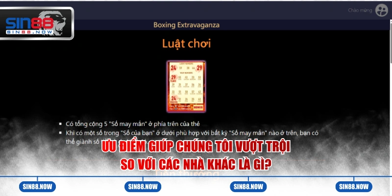 Ưu điểm giúp chúng tôi vượt trội so với các nhà khác là gì?